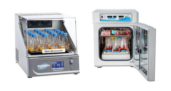 Incubated shakers.