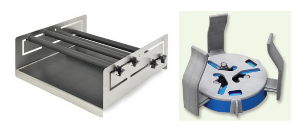 An adjustable platform and an adjustable clamp.
